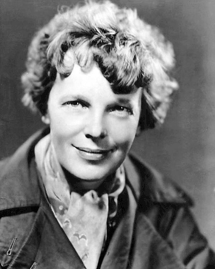 Retrato de Amelia Earhart